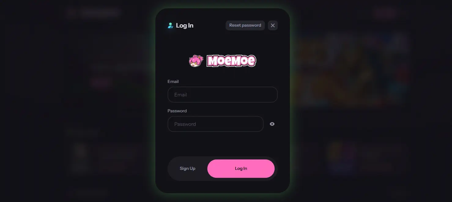 MoeMoe Login